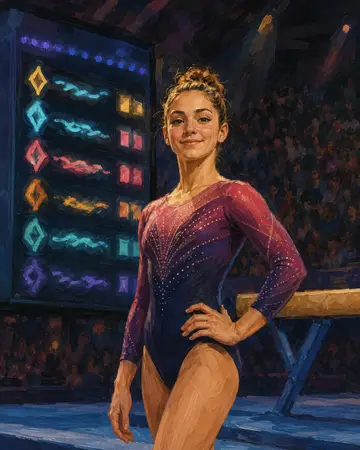 Perfect Gymnastics Score portrait from MyPortraitBooth