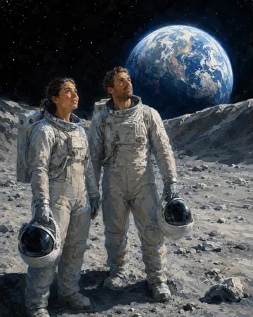 Earth Above the Moon portrait from MyPortraitBooth